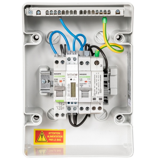 odoo_55969_512.jpg MADEnR - Coffret AC 0-3K monophasé - Parafoudre AC - 20A avec compteur d'énergie digital