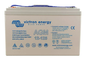 VICTRON - 12V/125Ah AGM Super Cycle Batt. (M8)