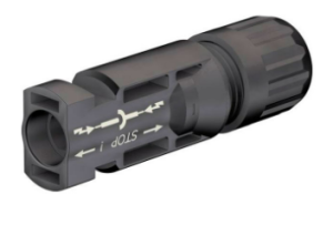 STÄUBLI - Connecteur MC4 Mâle 10mm2 PV-KST4/10II - section de câble 10 mm² - Diam sur isolant du câble 5,9 à 8,8mm