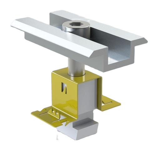 JORIS - Bride Centrale universelle ST02 30-50 - Avec Terragrif assemblée - Panneau de 30 à 50mm.