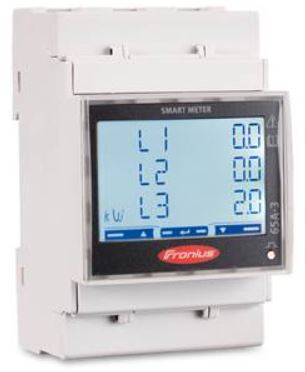 odoo_71246_512.jpg FRONIUS - SMART METER 63A-3 - Triphasé. Pour optimisation de l'auto-consommation, détection de la courbe charge et contrôle des différents flux d’énergie. Avec écran tactile.