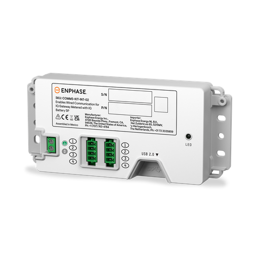 odoo_71656_512.jpg ENPHASE - kit de communication 2 INT - Permet une communication de contrôle câblée entre les unités IQ Gateway Metered et IQ Battery 5P.