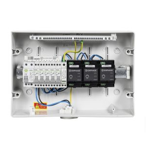 MADEnR - ENPHASE Coffret AC micro onduleur monophasé Enphase 6-9kW (3xC20) + 3 Q Relais MONO (QR) + C2/C20 + PC- Jusqu’à 12 micro onduleurs Enphase IQ8+ ou 11 micro onduleurs Enphase IQ8M par Q-Relay.