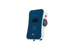 MYLIGHT150 - MyCharger - Borne connectée, solaire, rapide et intelligente - Monophasée - Puissance de charge de 1,4 à 7,4kW - Prise T2S – IEC62196-2 - IP 65 - 2 badges RFID inclus